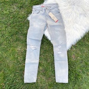 NWT Levi’s 505C Gray Washed Jeans Size 25x30